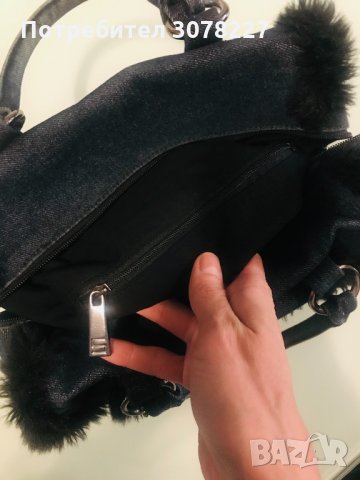 Дънкова чанта Sisley, снимка 6 - Чанти - 33847418