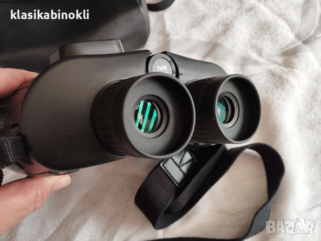 ТОП Професионален Японски Морски и Ловен Бинокъл Opticron Marine-2 7x50 Multi Coated, снимка 4 - Екипировка - 53591675