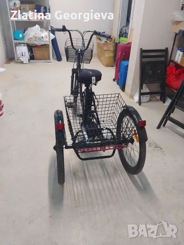 Електрически велосипед, триколка, E-Bike e-Senior JSX24560E, Carpat, снимка 4 - Велосипеди - 55779479