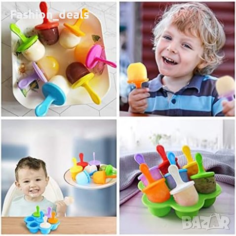 Нови Силиконови форми за ледени близалки сладки за сладолед Многократна употреба, снимка 9 - Други стоки за дома - 41807426