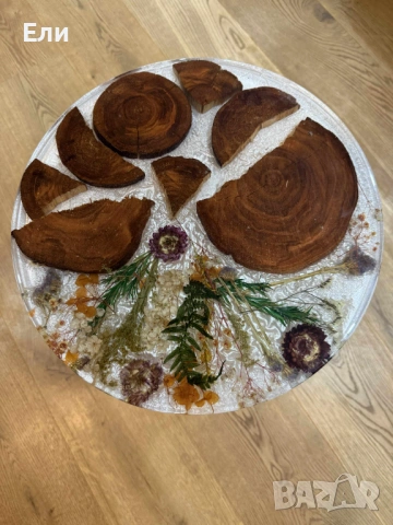 Масичка за кафе, чай или работа с лаптоп с уникална визия, снимка 6 - Маси - 53087681