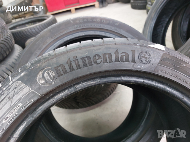 2 бр.летни гуми Continental 245 40 17 цената е за брой!, снимка 4 - Гуми и джанти - 44841358