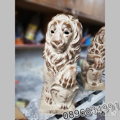 Лъвове от Бетон за Декорация на Дом и Градина Статуя Фигура, снимка 6 - Градински мебели, декорация  - 35844988