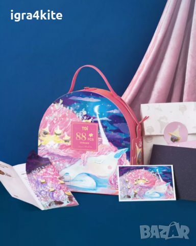 НАМАЛЕНА ЦЕНА Светещ пъзел с раница 2в1 еднорог в розово /чанта за момичета, снимка 7 - Игри и пъзели - 36489007