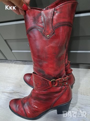 Три чифта дълги дамски ботуши номер 40, снимка 9 - Дамски ботуши - 42467079