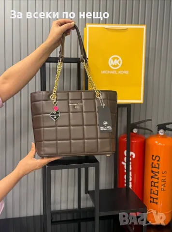 Michael Kors Дамска Кожена Чанта Майкъл Корс - Различни Цветове Код E83 , снимка 4 - Чанти - 55795151