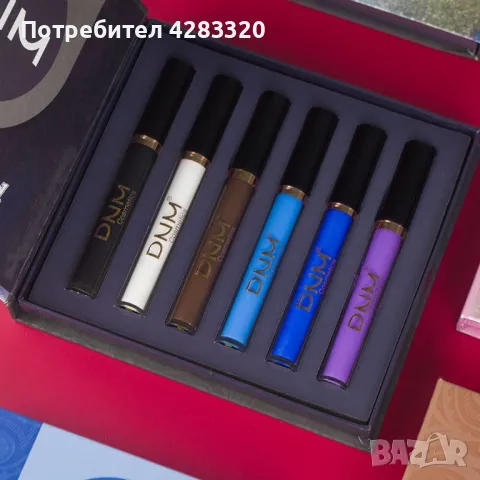 Цветна спирала за мигли, Комплект от 6 броя в кутия, снимка 2 - Козметика за лице - 48101430