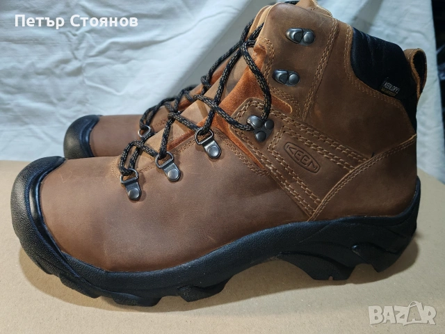 Удобни и практични мъжки боти от естествена кожа KEEN №46