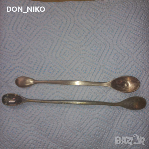 Две Аптекарски Везни с бронзови мерителни лъжички