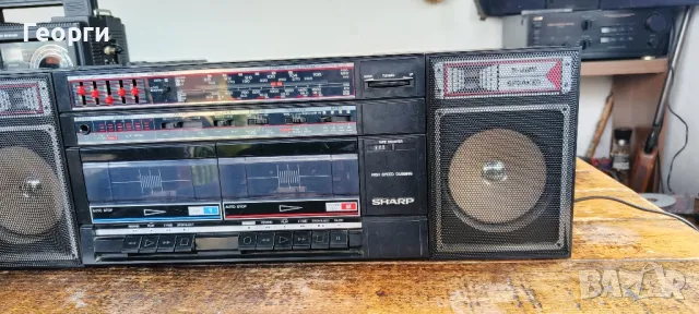 Радиокасетофон Sharp WF-372H(BK), снимка 3 - Радиокасетофони, транзистори - 50230033