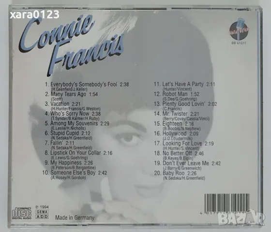 Connie Francis – Robot Man, снимка 2 - CD дискове - 49426919