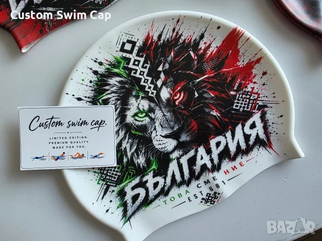 Swim Cap / плувна шапка / шапка за плуване / плувка / плуване, снимка 6 - Водни спортове - 56232074