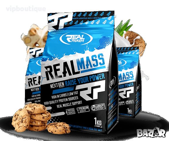 Real Mass 1000 грама, снимка 1 - Хранителни добавки - 42115686