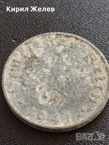 Две монети 2 райхспфенинг 1937г. / 10 райхспфенинг 1941г. Трети райх с СХВАСТИКА редки 31576, снимка 12 - Нумизматика и бонистика - 40649195