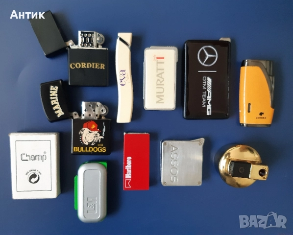 Колекция Стари Метални Запалки 45 Броя / Marlboro Assos Muratti Camel Jeneral L&М, снимка 8 - Други ценни предмети - 51736111
