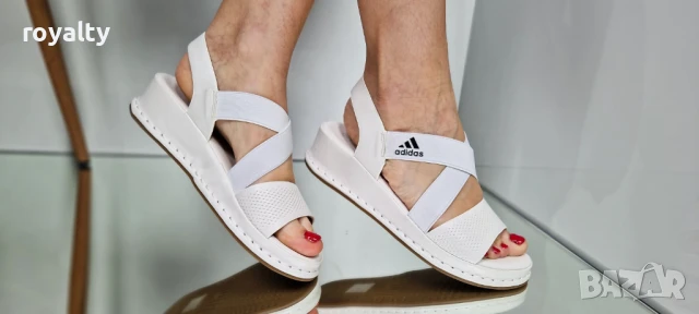 Adidas бели дамски сандали , снимка 4 - Сандали - 51241322
