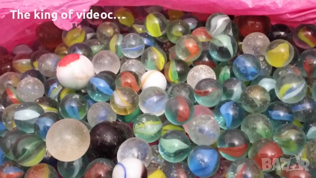 Стъклени топчета ( билички )  над 100 броя 