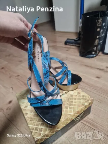 Дамски обувки на ток, 36 номер, снимка 4 - Дамски елегантни обувки - 49294033