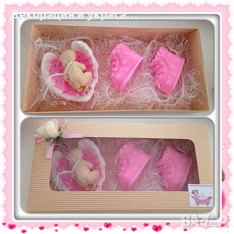 Бебешки обувки за  подарък за гости, снимка 2 - Декорация - 52607307