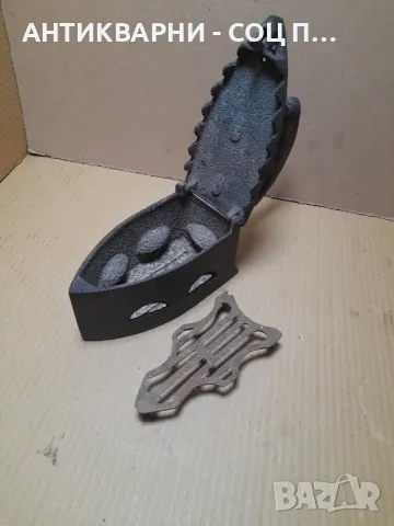 Стара Чугунена Ютия На Жар., снимка 7 - Антикварни и старинни предмети - 48733588