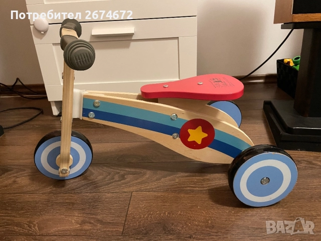 Децко дървено колело, снимка 3 - Велосипеди - 52443499