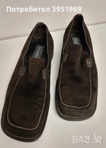 Велурени мъжки мокасини buffalo 42 номер