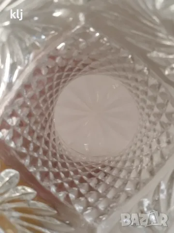 Голяма кристална ваза, снимка 4 - Вази - 49373449