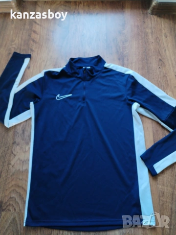Nike Academy Men's Dri-FIT 1/2-Zip - страхотна мъжка блуза С КАТО НОВА, снимка 7 - Спортни дрехи, екипи - 53133587