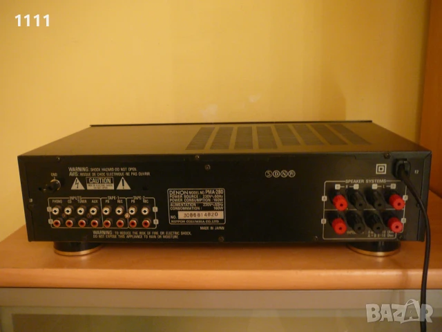DENON PMA-280, снимка 6 - Ресийвъри, усилватели, смесителни пултове - 51421281