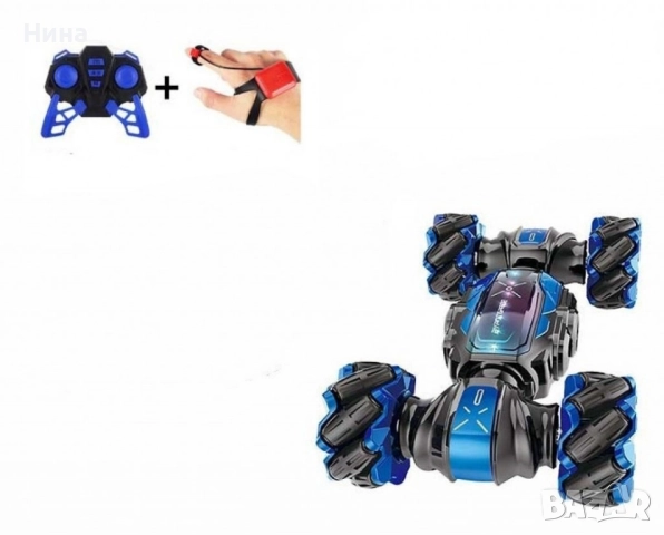 Радиоуправляема кола за дрифт със сензорно управление с жестове на ръката и дистанционно управление, снимка 6 - Коли, камиони, мотори, писти - 52061124