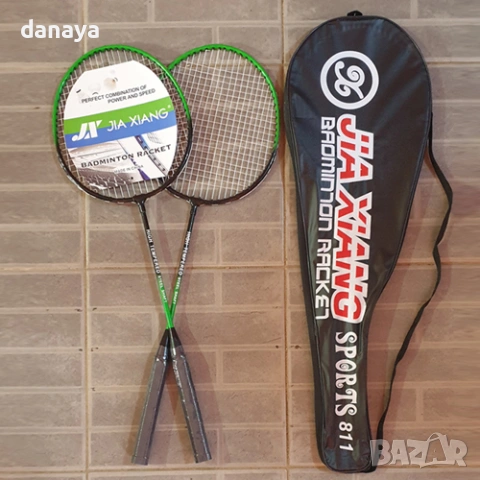 6484 Комплект ракети за федербал с калъф за съхранение, 2 броя, снимка 2 - Други спортове - 53767721