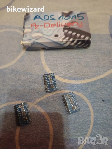 3 Броя AZDelivery ADS1115 ADC аналогово-цифров преобразувател 16-битов 4-канален модул НОВИ, снимка 2 - Друга електроника - 53661808