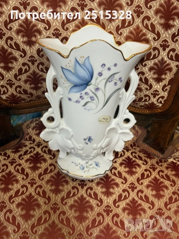 красива голяма порцеланов  ваза Limoges
