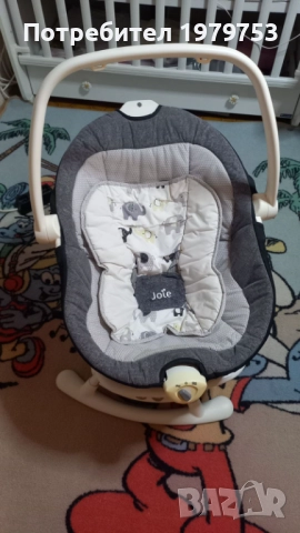 Бебешка електрическа люлка – шезлонг Joie Sansa 2 в 1