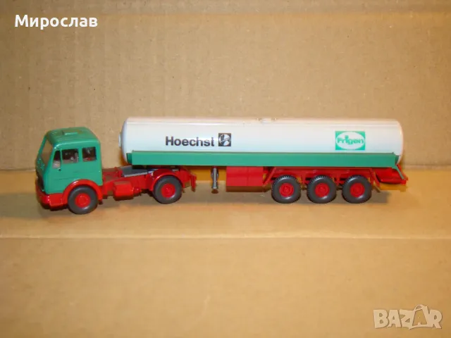 WIKING H0 1:87 MERCEDES ТИР КАМИОН ИГРАЧКА МОДЕЛ ЦИСТЕРНА