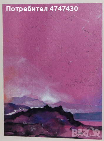 Анжела Минкова акварел пейзаж, снимка 7 - Картини - 53621083