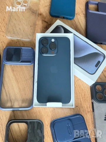 Apple iPhone 15 Pro Blue Titanium 