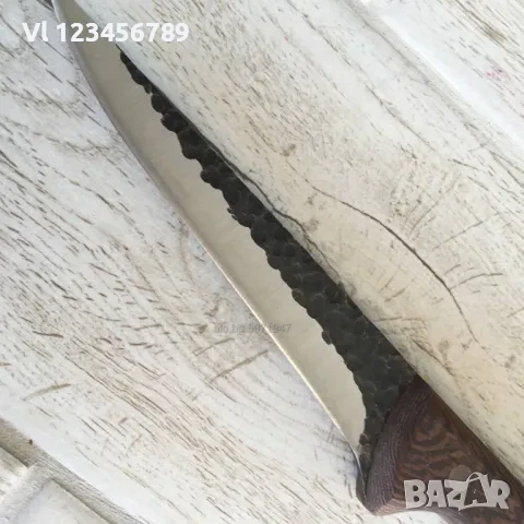 Ръчно кован ловен нож,Knives, фултанг 150x260 mm, снимка 4 - Ножове - 50809887