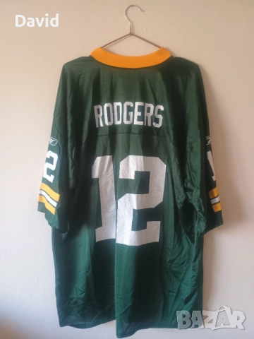 NFL оригинална фланелка на Green Bay Packers x Aaron Rodgers, снимка 2 - Други спортове - 51769615