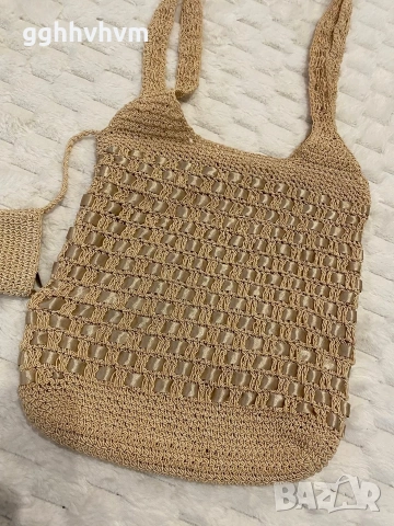 плетена чанта торба, снимка 2 - Чанти - 53156977