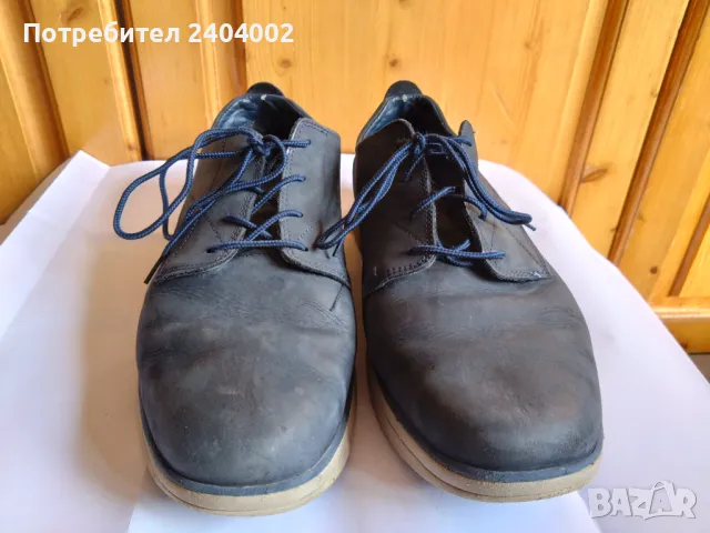 Мъжки кожени обувки Timberland №45, снимка 5 - Ежедневни обувки - 48833253