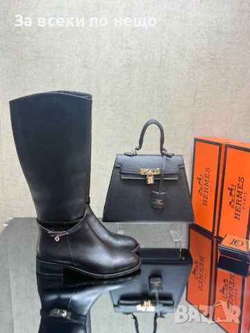 Hermes Дамска Черна Чанта Хермес Код SK450, снимка 3 - Чанти - 53027768