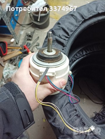 Ел. мотор и турбина от вътрешно тяло на климатик, снимка 3 - Климатици - 40141190