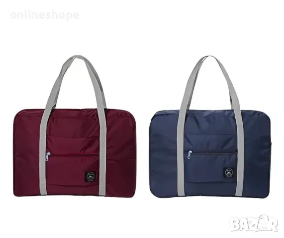 Чанта / Сак подходяща за ръчен багаж - в розов и тъмно син цвят, снимка 5 - Сакове - 48879063