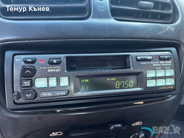 Alpine TDM-7544R + Alpine CHM-S611, снимка 4 - Радиокасетофони, транзистори - 53037033