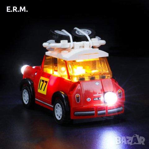 LIGHTAILING K-T светлини за Lego 75894 1967 Mini Cooper S Rally 2018 MINI John Cooper Works Buggy, снимка 4 - Колекции - 41228202