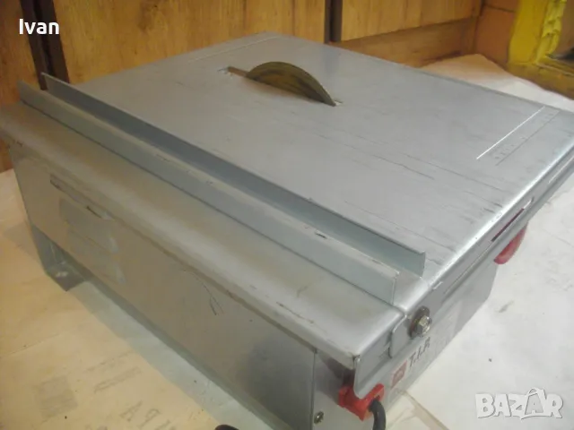 600W НЕМСКА 1997г. ЕЛЕКТРИЧЕСКА МАШИНА ЗА МОКРО И СУХО РЯЗАНЕ НА ПЛОЧКИ ПЛОЧИ КАМЪНИ с вана вода TIP, снимка 14 - Други инструменти - 48012703