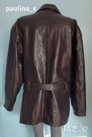 Мъжко рокерско яке тип шуба / голям размер , снимка 4 - Якета - 44322536