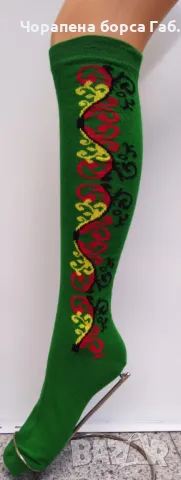 3/4 чорапи с фолклорни мотиви 903, снимка 2 - Дамски чорапи - 50361746