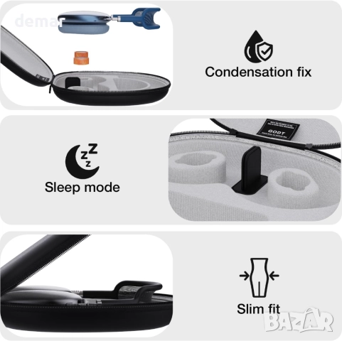 GODT Smart Case за слушалки AirPods Max, твърд защитен калъф, черен, снимка 5 - Слушалки и портативни колонки - 51744139